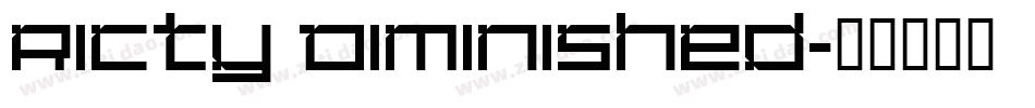 Ricty Diminished字体转换